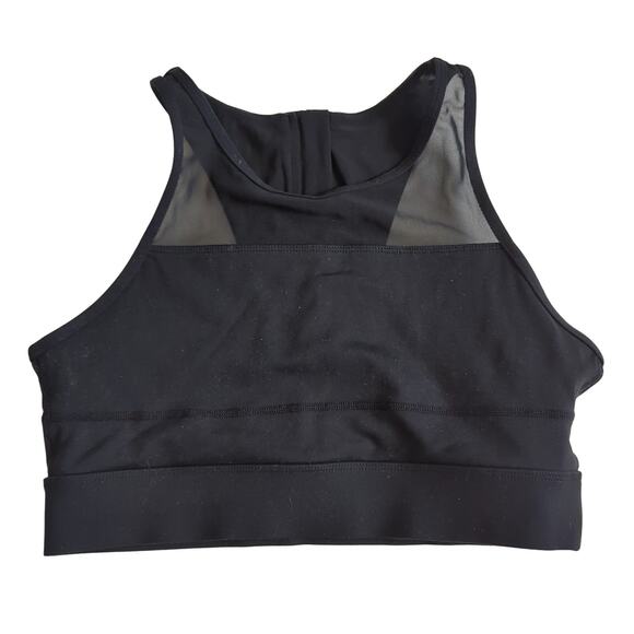 Zyia Active All Star One More Rep Sports Bra L High Neck Mesh Gym Longline EUC - Picture 2 of 5